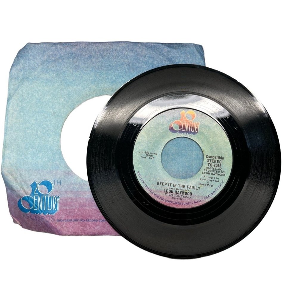 Leon Haywood Keep it in the Family / Long as There's You 45 Soul Record